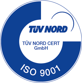 TÜV NORD <br /> ISO 9001:2008 <br />(Certification No. 44100101766)